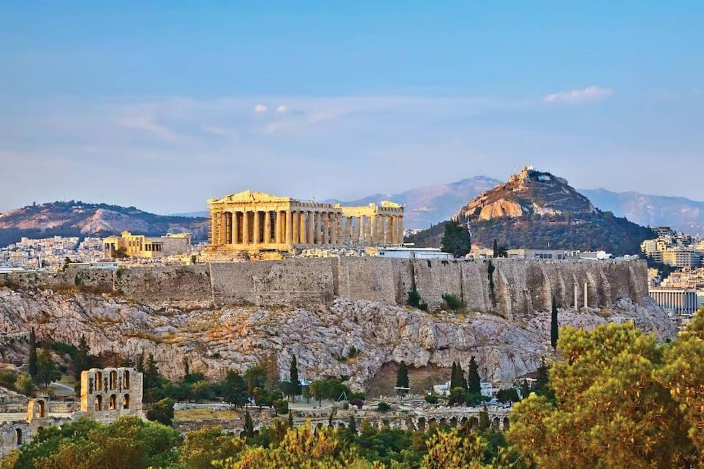 Spacious Beauty In Athens, 55M2, Metro 7' Esterno foto